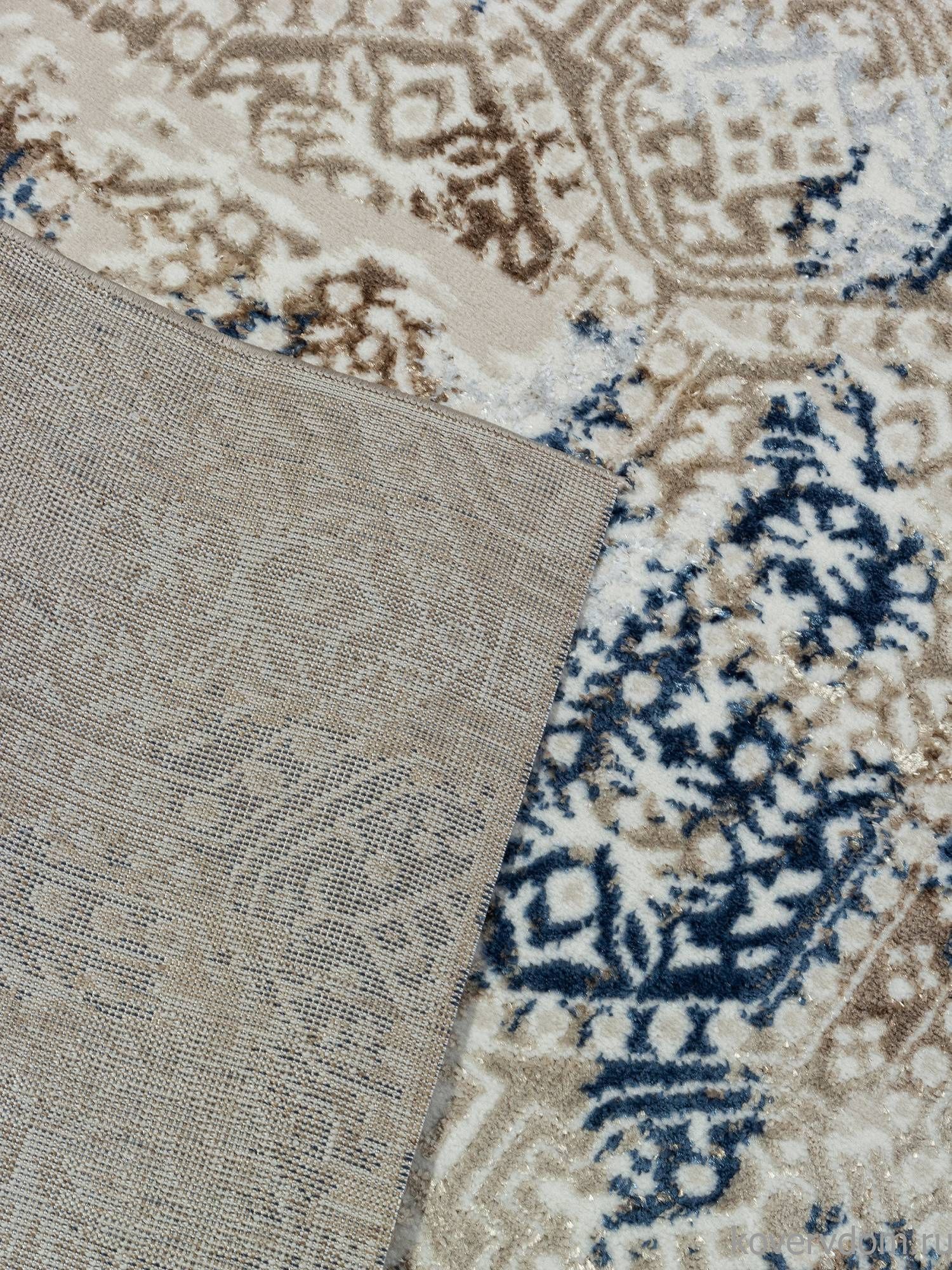 Ковровая Дорожка ANTEP O1699 630 CREAM / BLUE Ковровая Дорожка ANTEP O1699 630 CREAM / BLUE