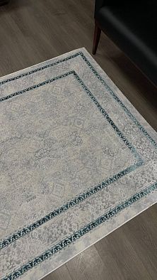 Ковер AMELI 9255A S.L.GREY / P.TURQUOISE