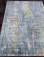 Пушистый ковер МАТРИКС 989919 9294 V Синий / Зеленый