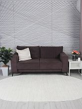 Ковер в спальню белый NENSI GL091W WHITE / WHITE Овал