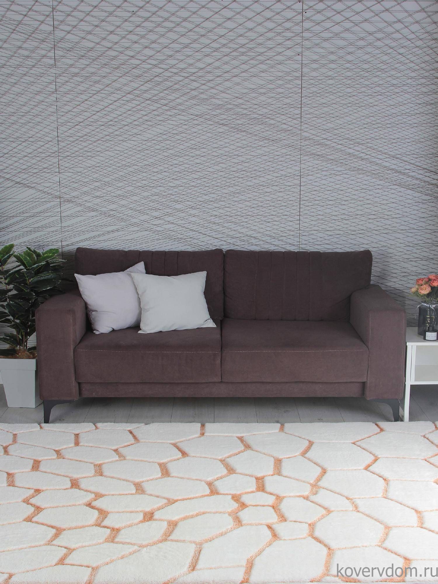 Ковер RABBIT CARVING PX4003 CREAM / TERRA