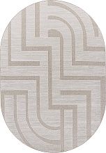 Ковер в гостиную DIOS-A F439 CREAM Овал