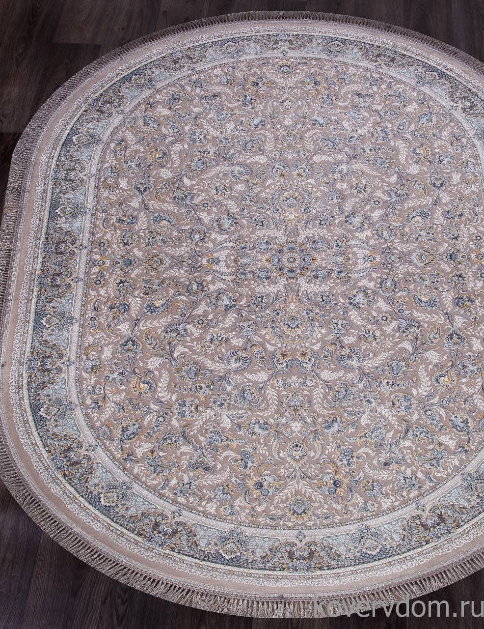 Ковер FARSI 1200 G256 LIGHT GRAY Овал