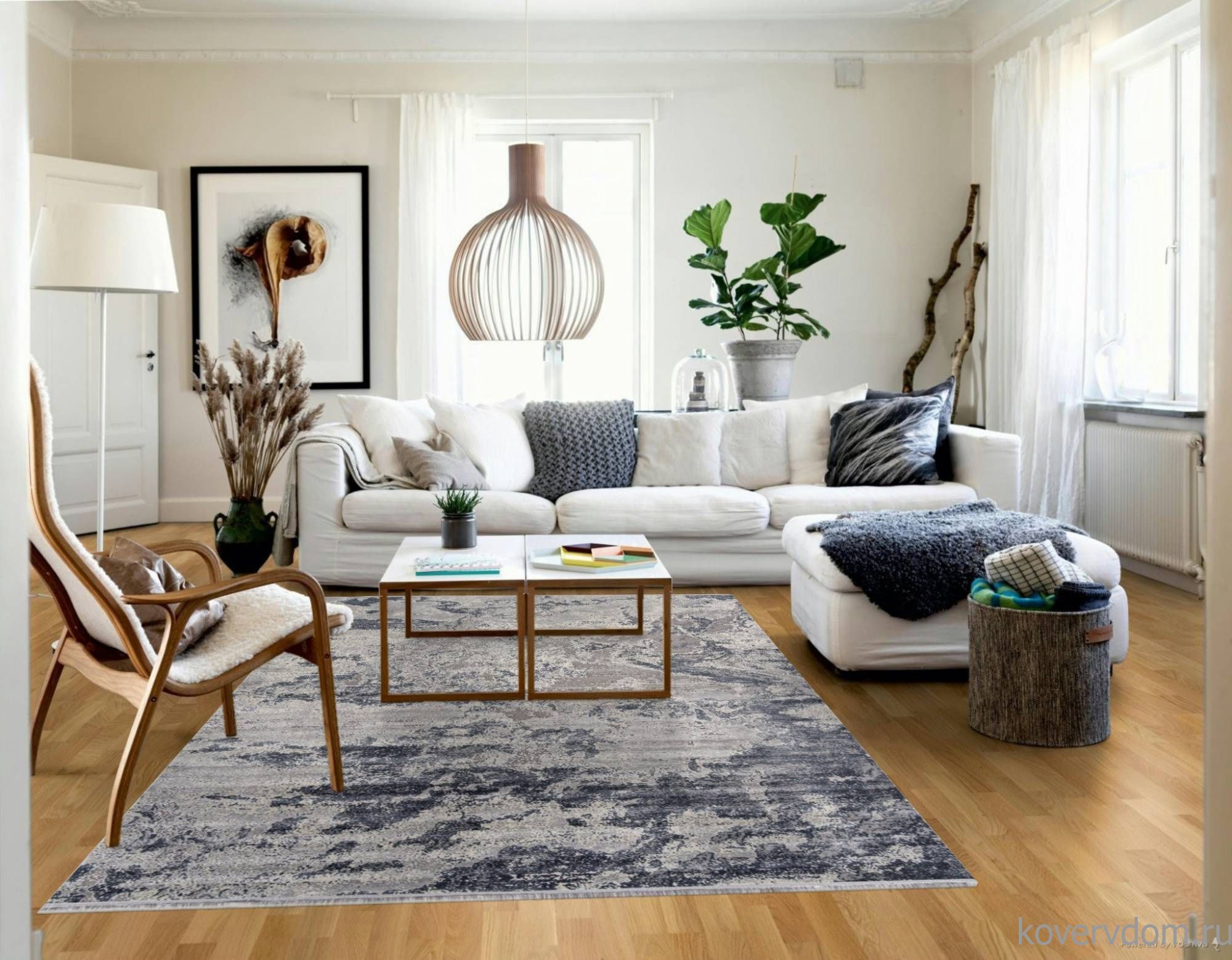 Ковер DUBAI 00267 GREY / BLUE