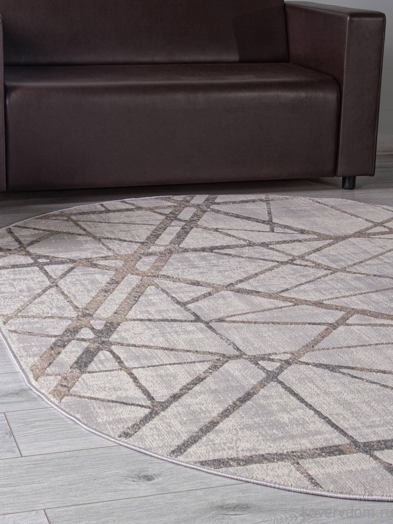 Ковер LIMAN F478 GRAY-BEIGE Овал