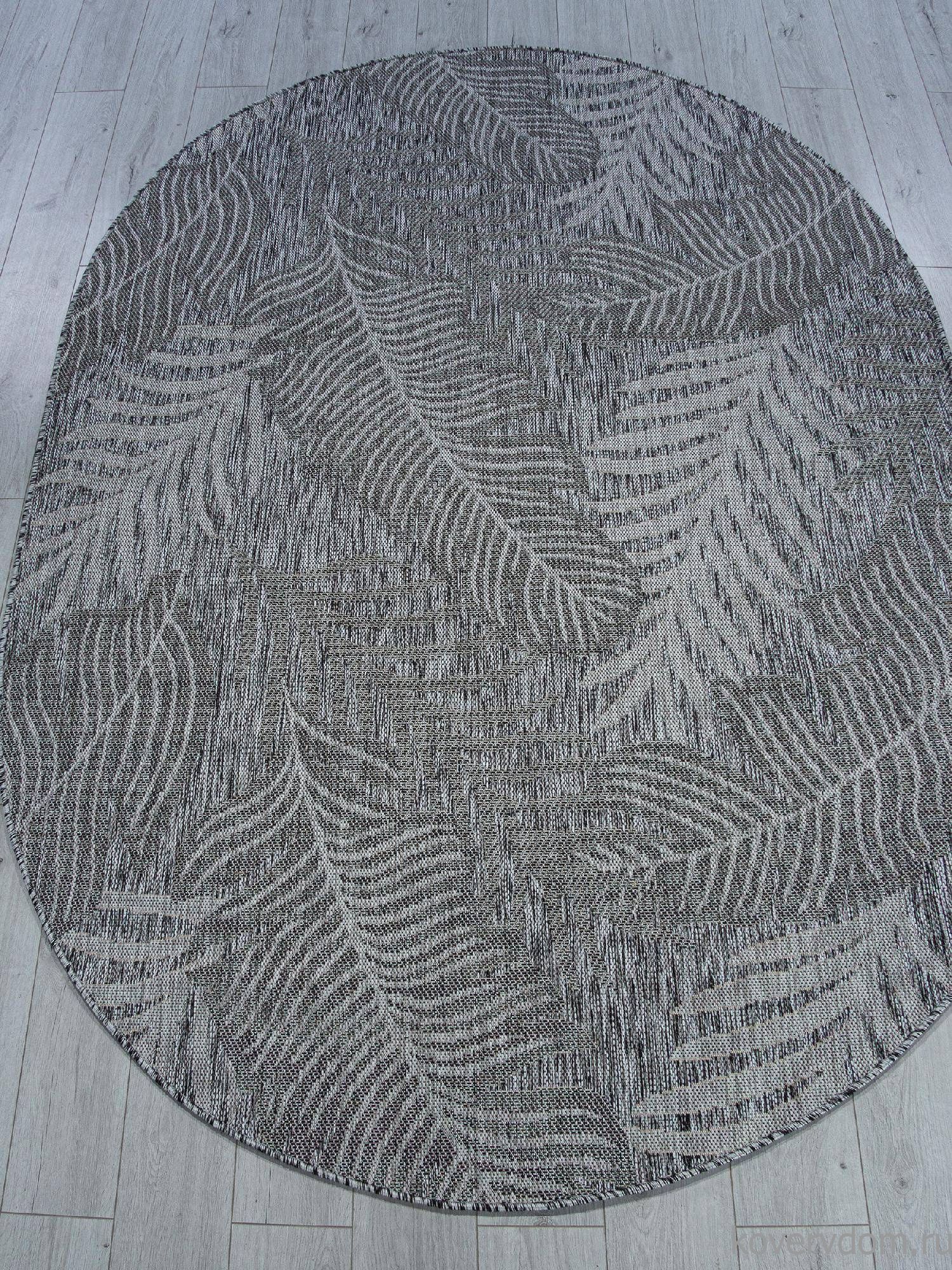 Ковер KAIR S132 DARK GRAY Овал