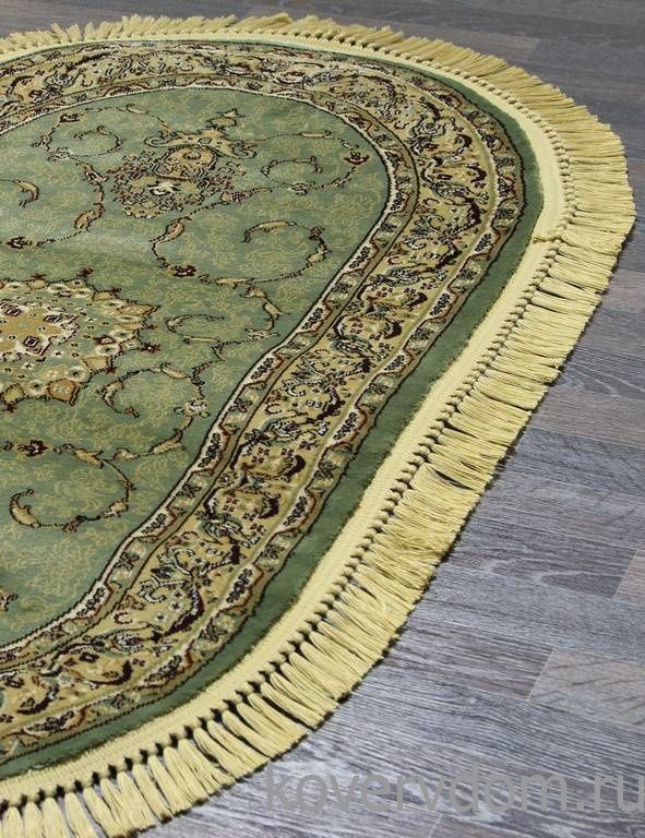 Ковер BUHARA d034 GREEN Овал