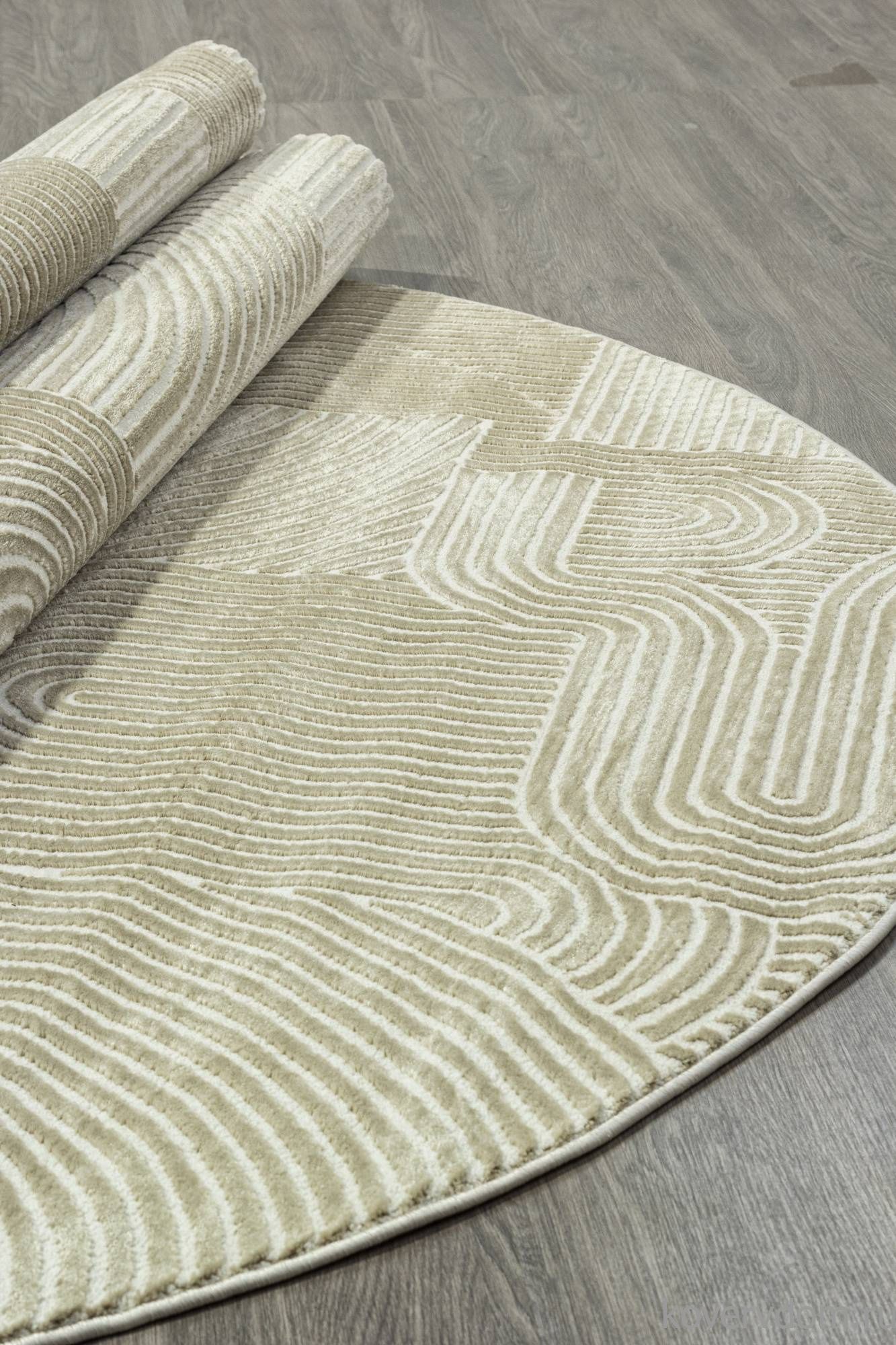 Ковер SIROCCO E508AK D.BEIGE / BEIGE Овал