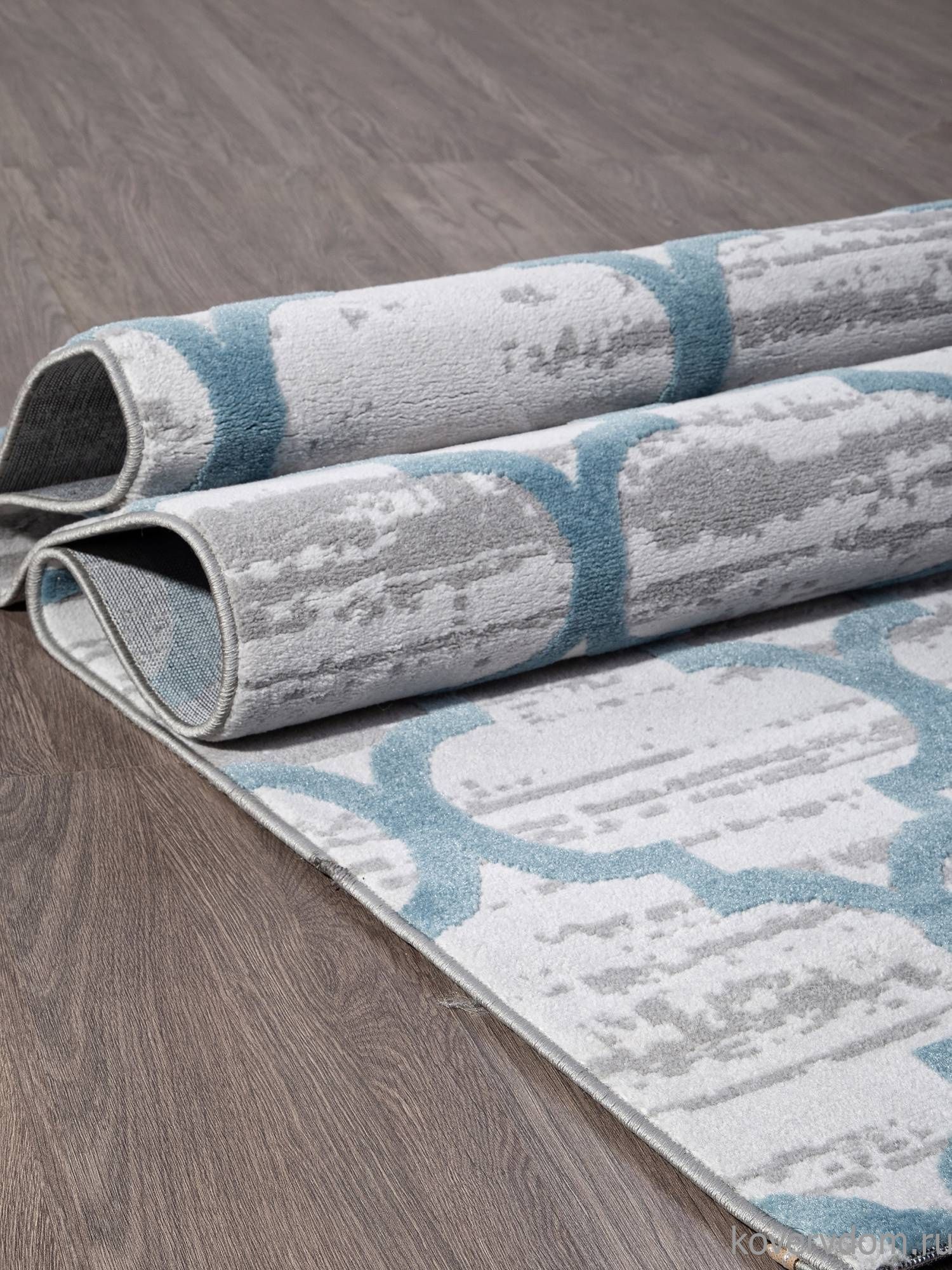 Ковер Valentino M012A D.GREY SHRINK / L.BLUE HEATSET Ковер Valentino M012A D.GREY SHRINK / L.BLUE HEATSET