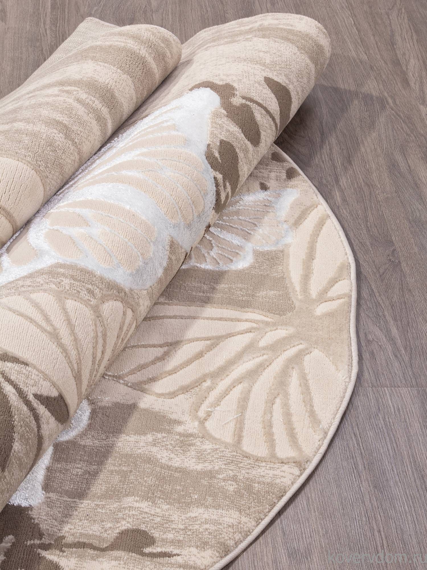 Ковер TEMPO 0156LA POLY IVORY / POLY IVORY Круг