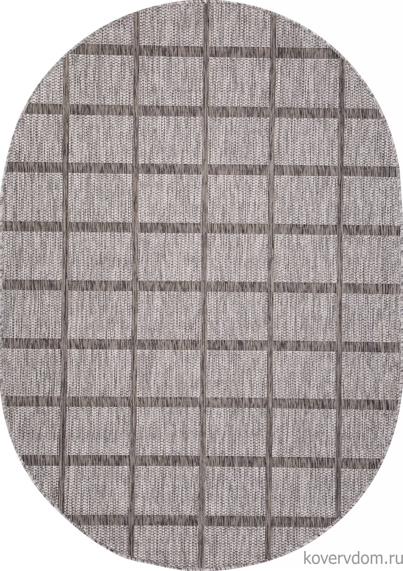 Ковер ВЕГАС S004 GRAY Овал
